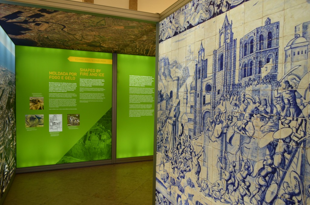 Detail of A Tale of Two Cities - Lisbon and Edinburgh Exhibition in the Museum of Lisbon
