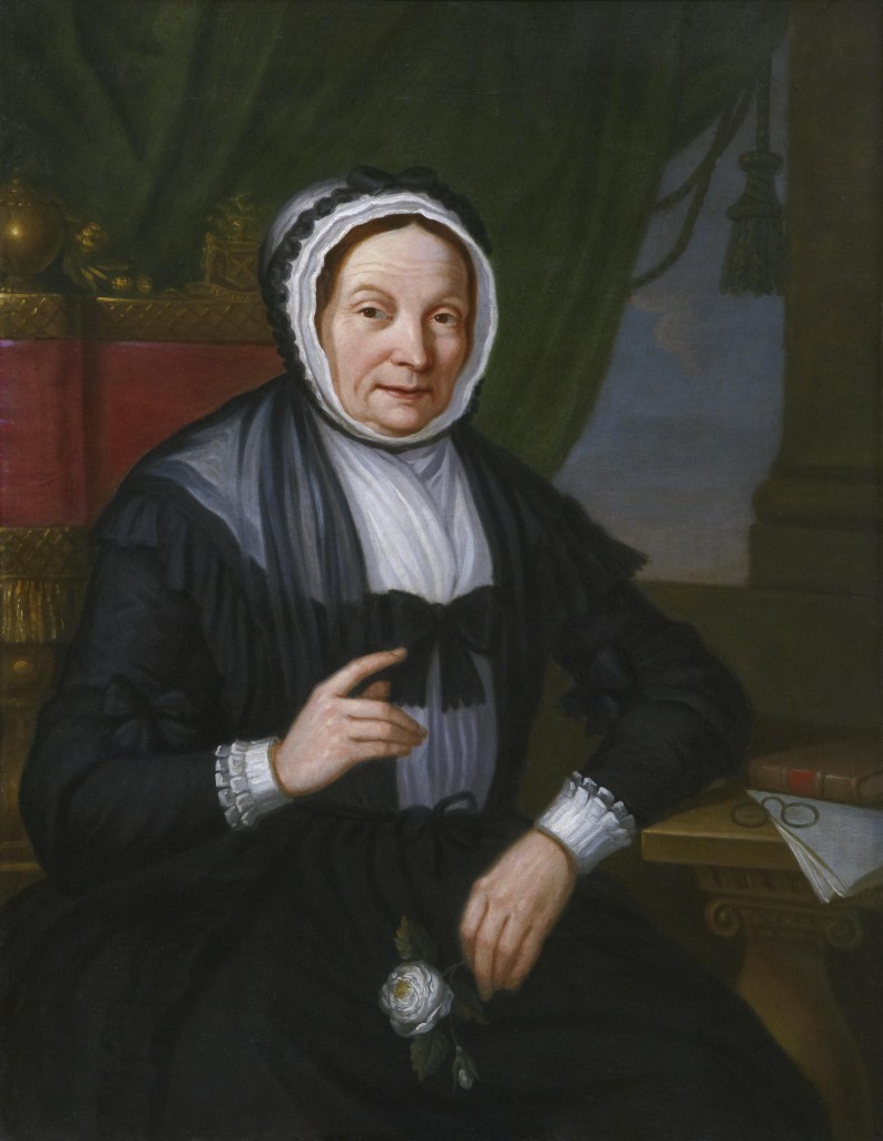 Oil painting of Catherine Bruce