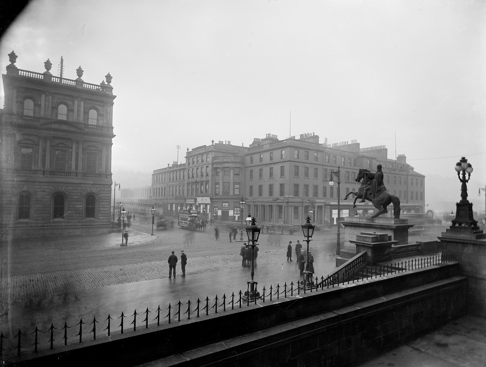 Princes Street before the Balmoral Hotel was built