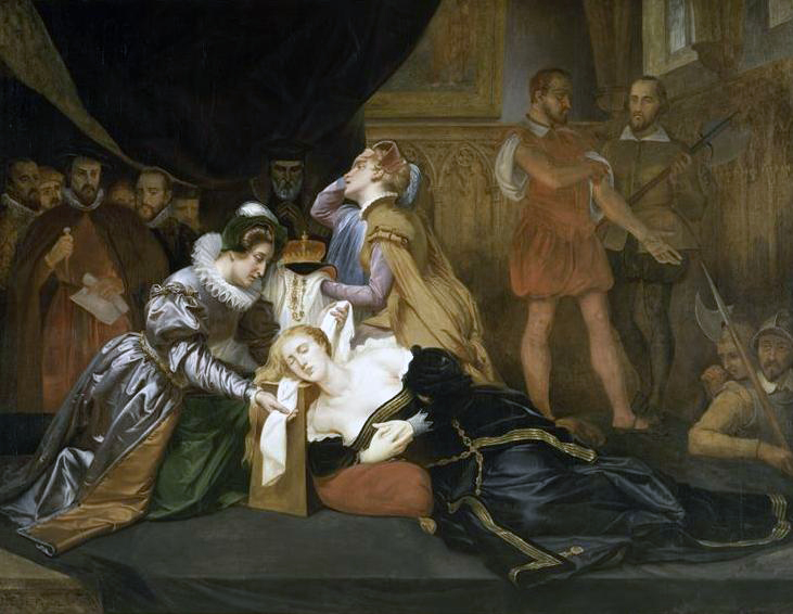 'La mort de Marie Stuart' by Abel de Pujol