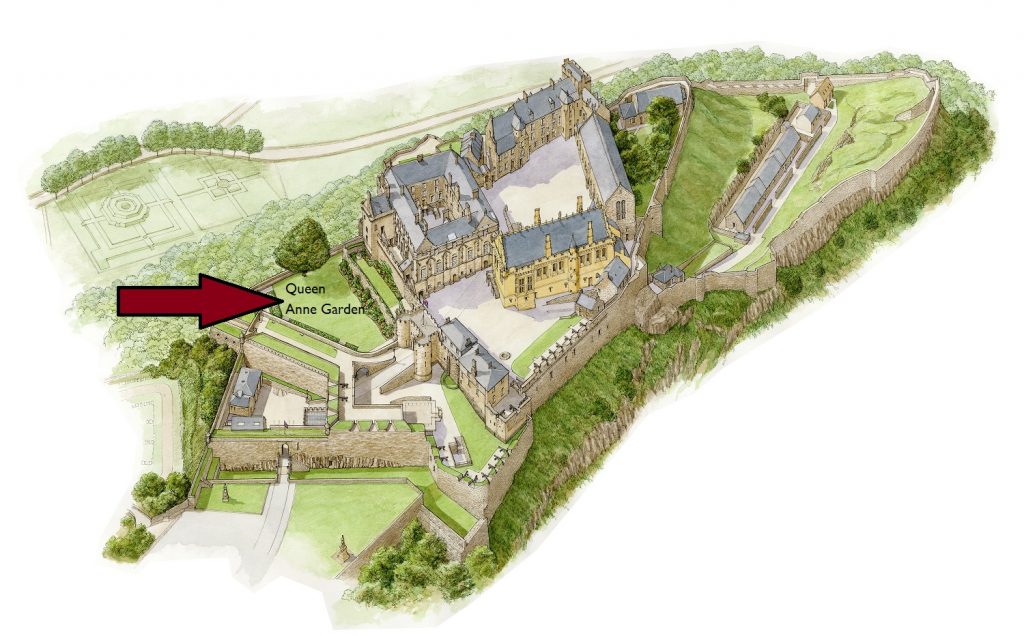 Map of Stirling Castle