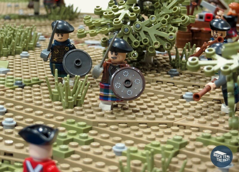 lego models of Jacobite soldiers 