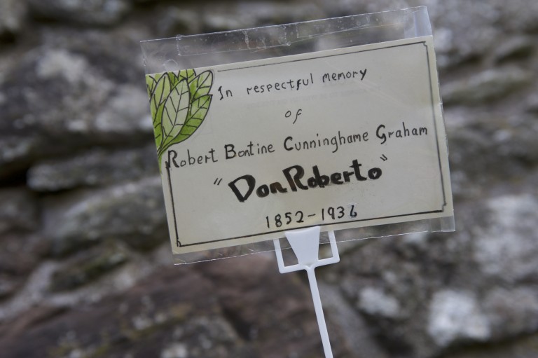card with message in memory of Don Roberto