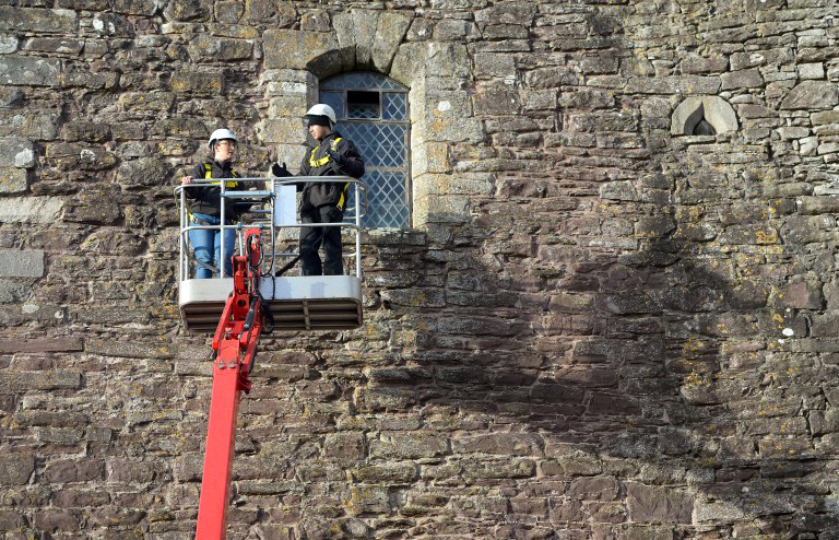 Assessment work at Doune Castle