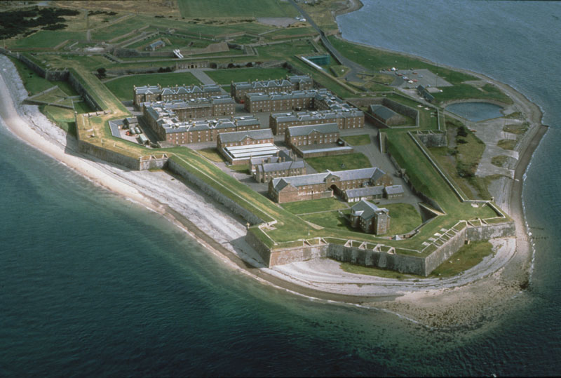 Image containing an aerial view of Fort George