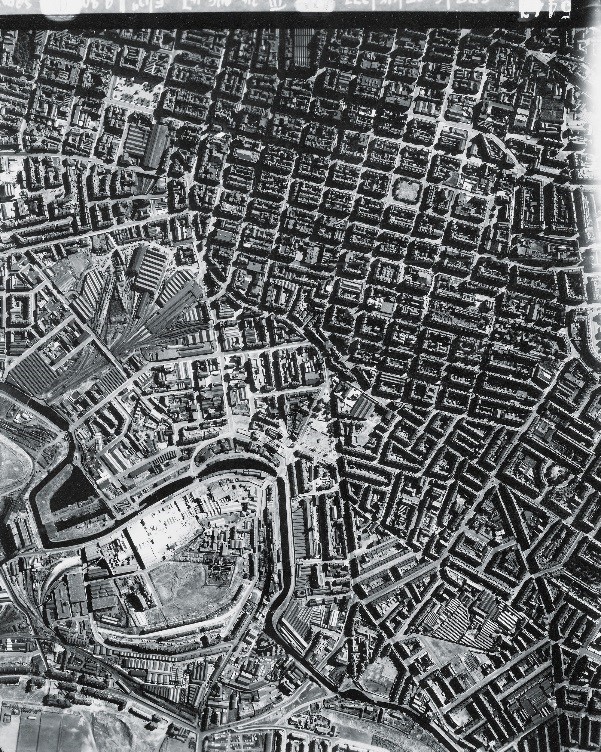 Central Glasgow, photographed in 1947 as part of the RAF survey of all of Scotland
