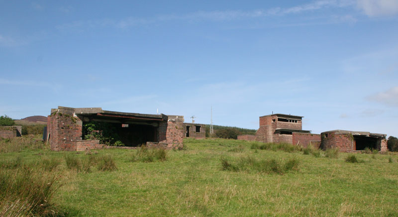 Image of remains of a naval defence battery on the Clyde estuary