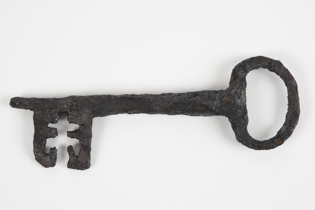 detail of an old key