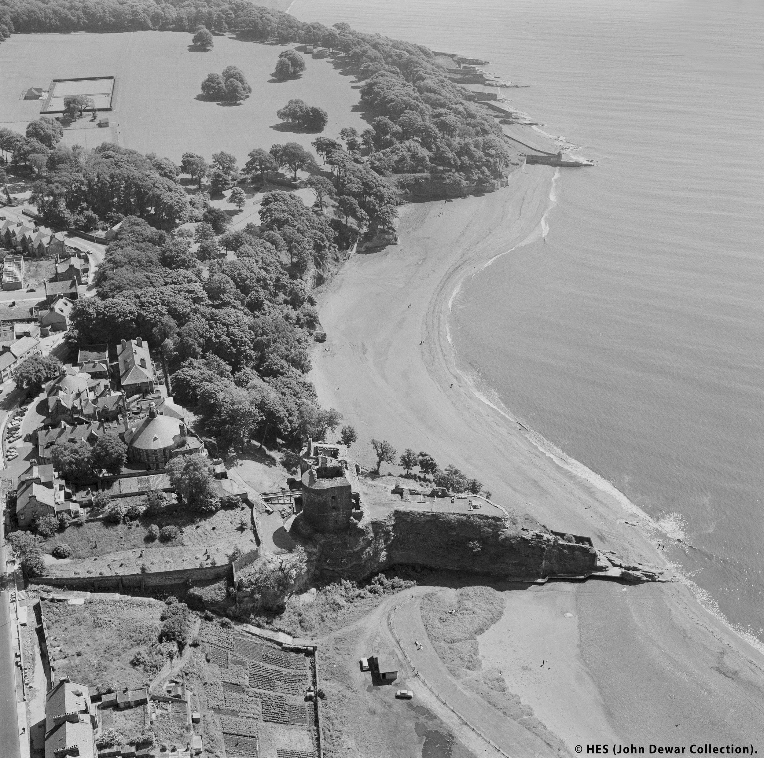 An archive image of Kirkcaldy beach