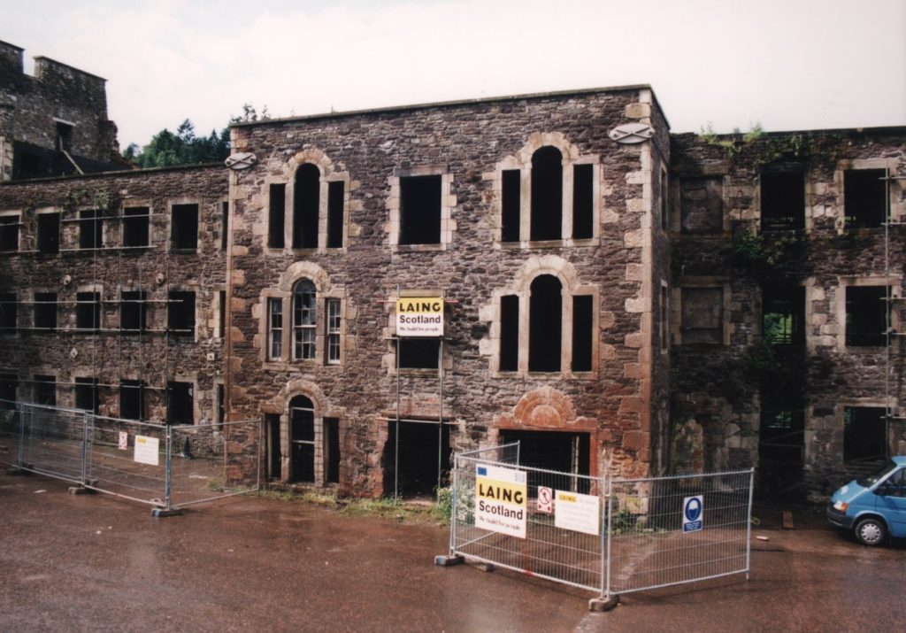 Hard hats off to the Double Row project at New Lanark World Heritage ...