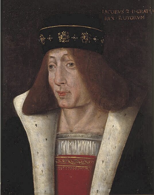 A portrait of James II of Scotland