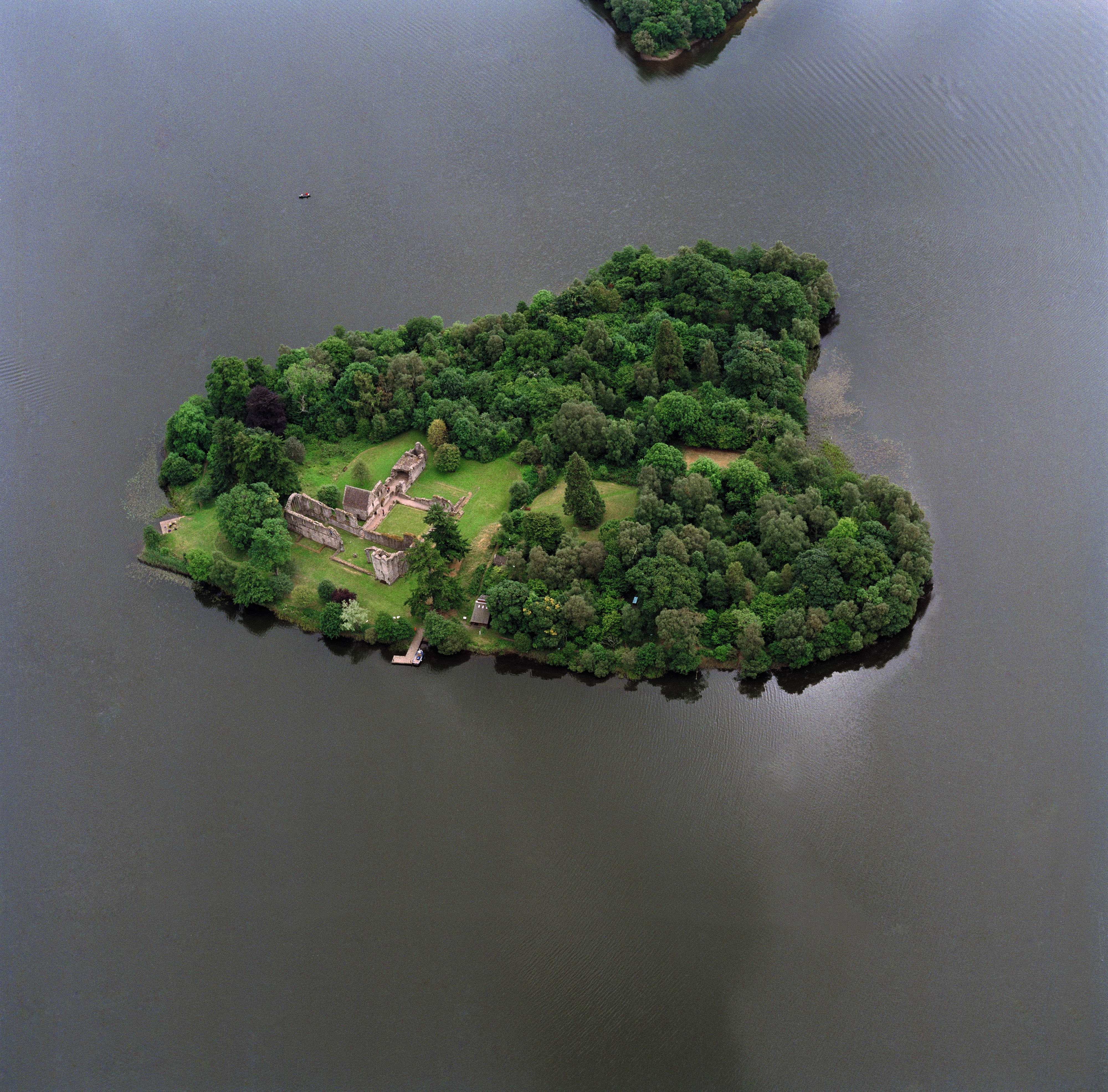Inchmahome Priory on a heart shaped island