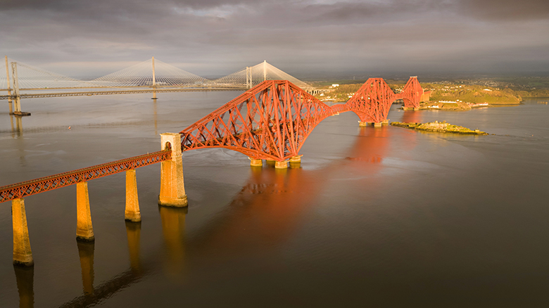The Forth Rail Bridge from South Queensferry