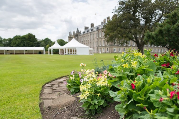 Behind the scenes in the gardens at Holyrood Palace HES