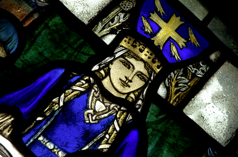 St Margaret depicted in stained glass