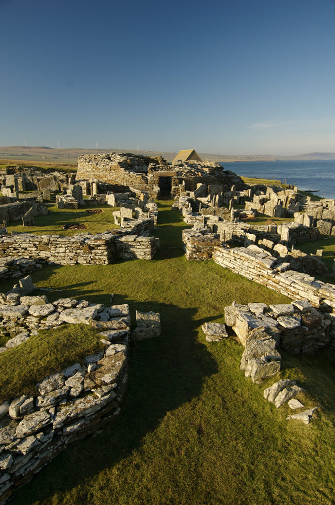 General view of the Broch of Gurness.