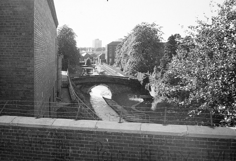 A bridge crossing a canal at the spot where Robert Tannahill's body was recovered by Peter Burnet 