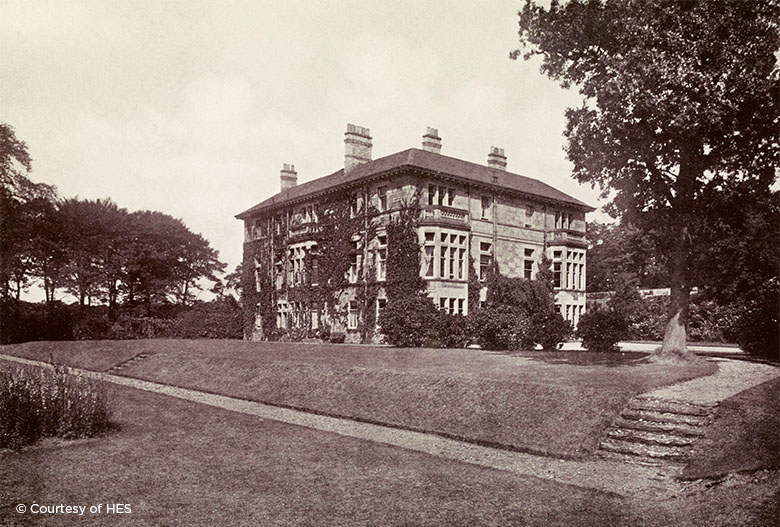 a large 19th century villa