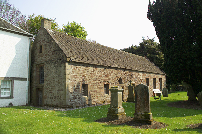 A small and basic stone chapel building 