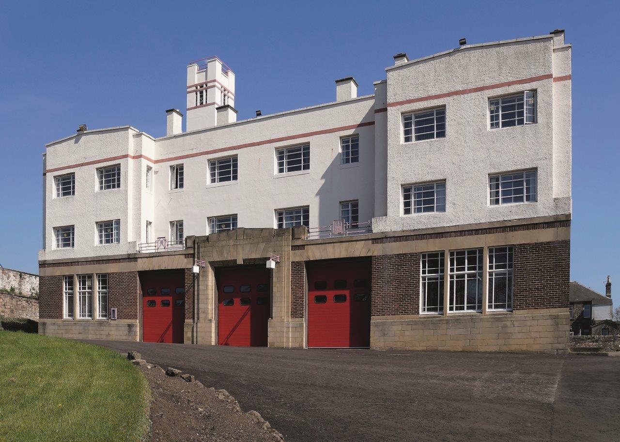The exterior of Kirkcaldy Fire Station